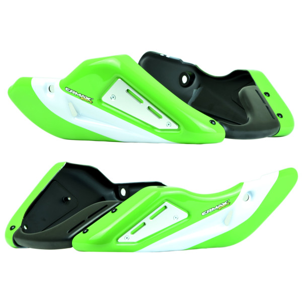 Ermax Ermax belly pan | gloss green/metallic white (lime green/pearl stardust white) | kawasaki z 900 rs 2017>current